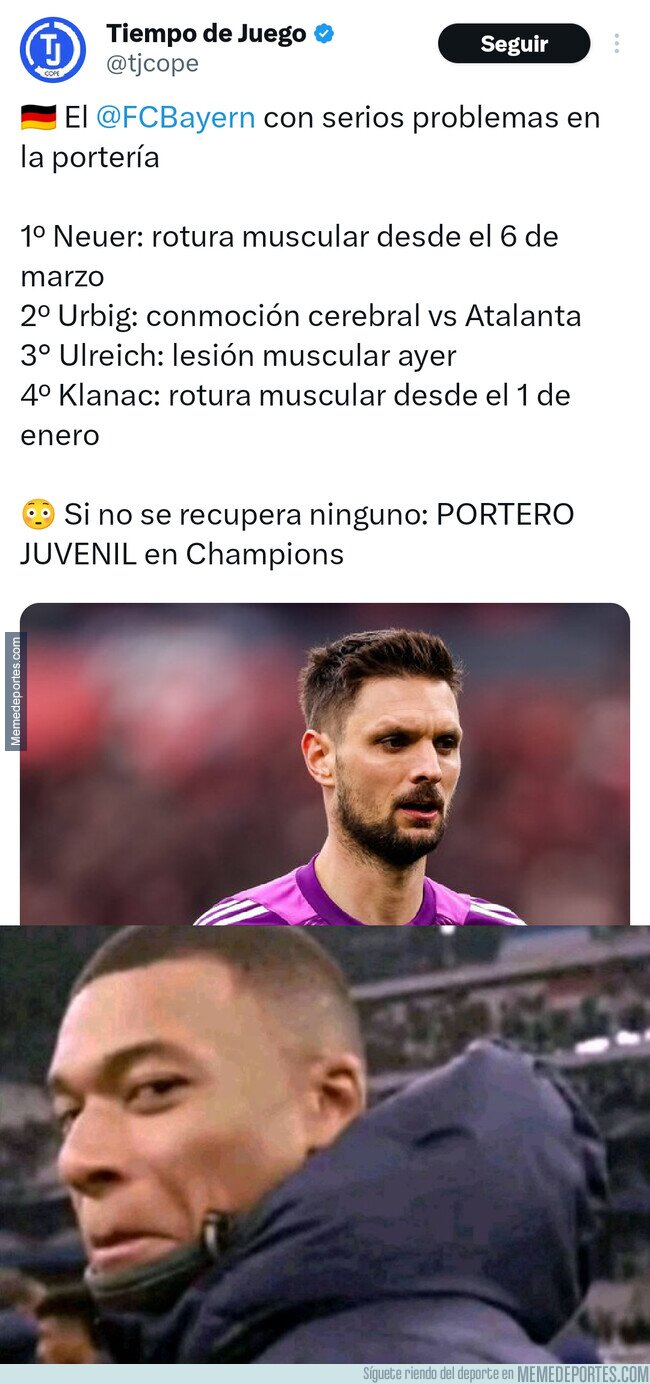 1238056 - Los problemas en la portería del Bayern con el Madrid a la vuelta de la esquina