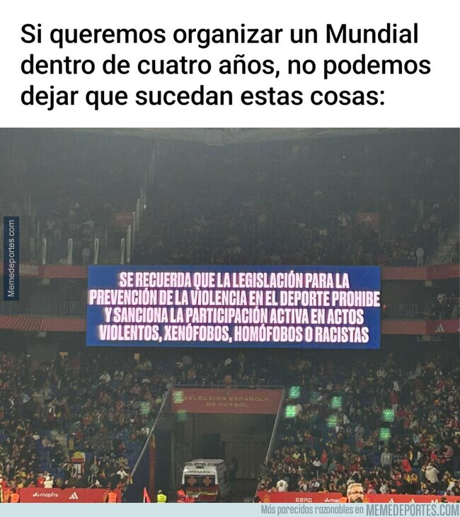 1238131 - Lamentable lo ocurrido en el RCDE Stadium