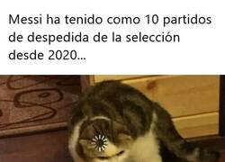 Enlace a ¿Cuántas veces se ha despedido Messi?