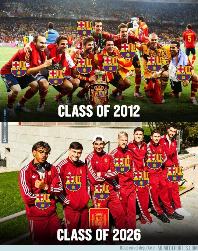 1238198 - A la Selección siempre le va bien cuando la mitad son del Barça