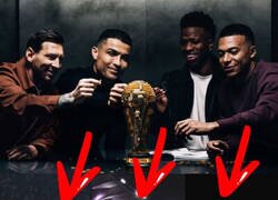 Enlace a Messi le ganó una final a cada uno de sus compañeros de anuncio