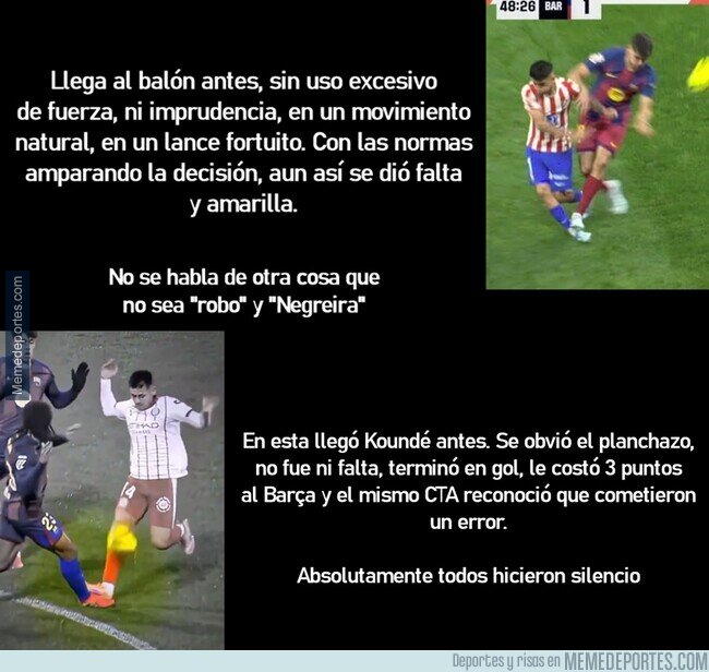 1238336 - Si hay alguien con argumentos para denunciar diferencia de Criterios, es precisamente el Barça