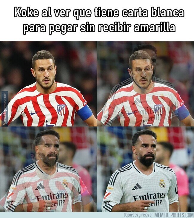 1238513 - Le debí contar unas seis carvajalinhas a Koke contra el Barça