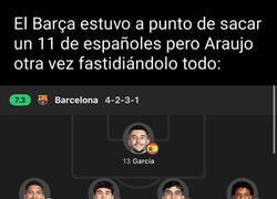 Enlace a Araujo siempre lo arruina todo