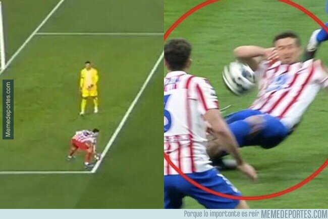 1238766 - El Atlético tenía las manos dentro del área desactivadas