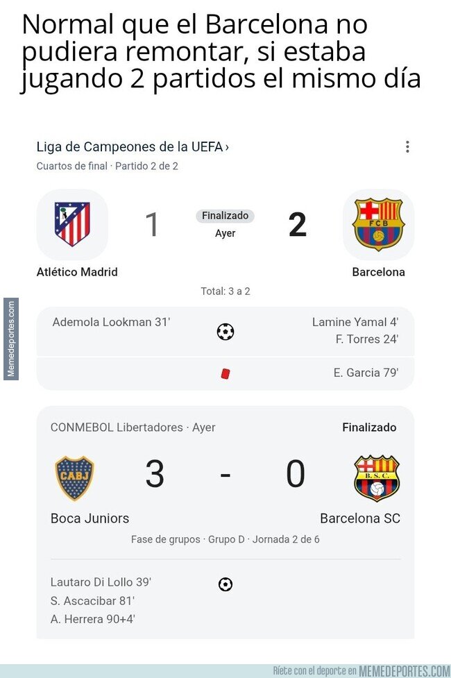 1238824 - Hay que programar mejor los calendarios de los equipos