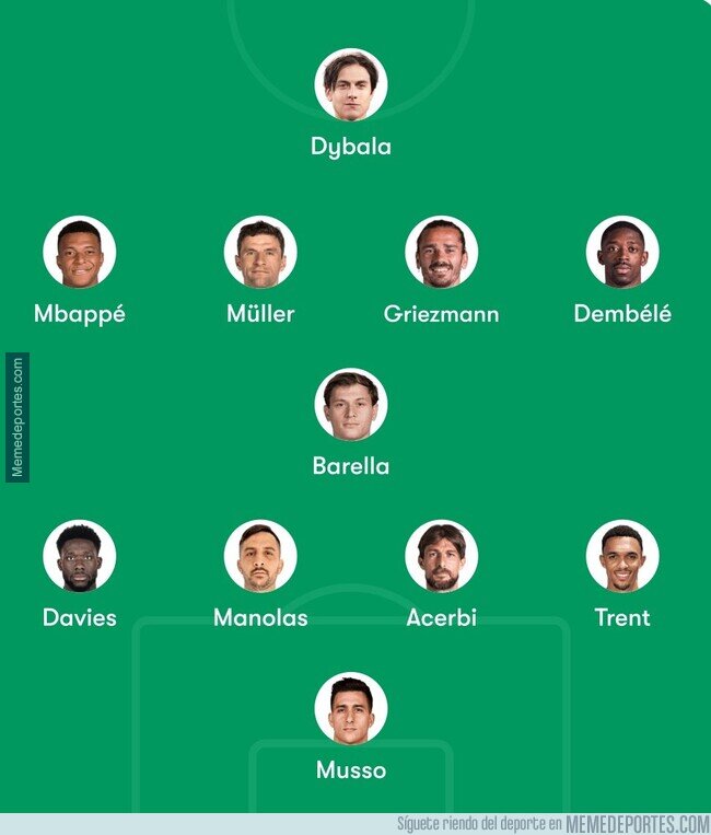 1238834 - Ya se puede hacer un 11 ideal con los jugadores que eliminaron al Barça de la Champions