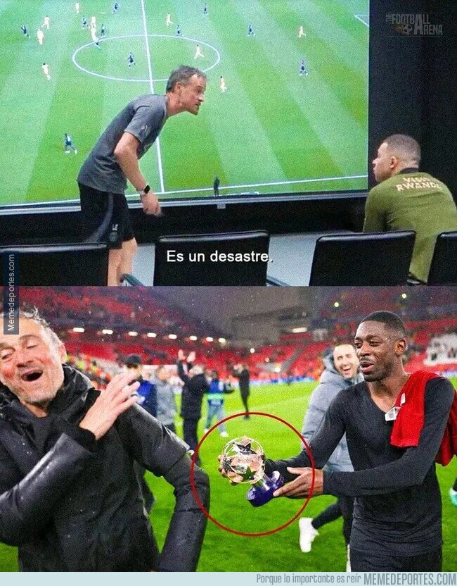 1238946 - Creo que Luis Enrique tiene claro quién es mejor entre Mbappé y Dembélé