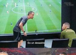 Enlace a Creo que Luis Enrique tiene claro quién es mejor entre Mbappé y Dembélé