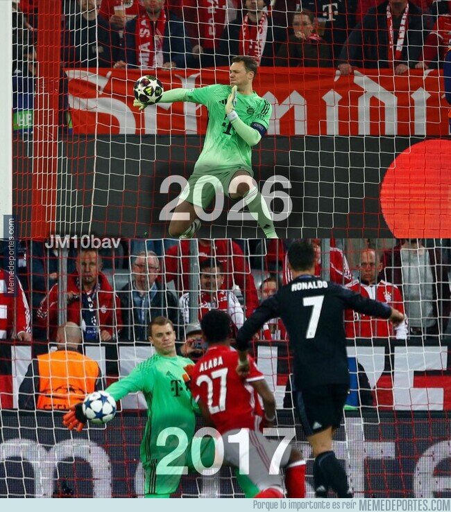 1238952 - Neuer le hizo la misma parada al Madrid 9 años después