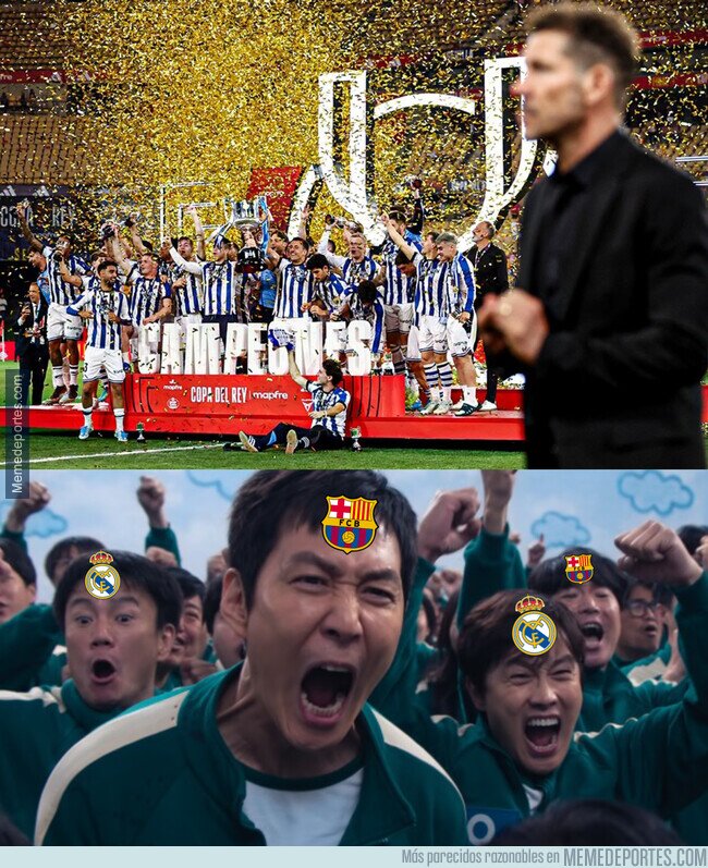 1239011 - Las derrotas del Cholo son alegrías para madridistas y culés