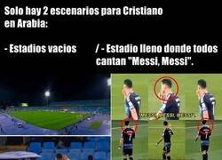 Enlace a El bicho visitando estadios en el desierto