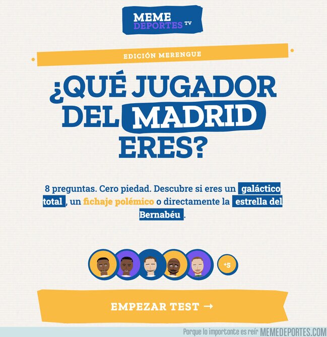 1239123 - TEST: ¿Qué jugador del Real Madrid eres? Comparte tu resultado