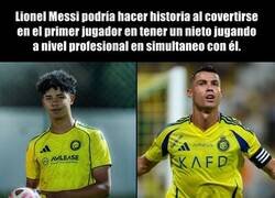 Enlace a Messi y un nuevo record a la vista