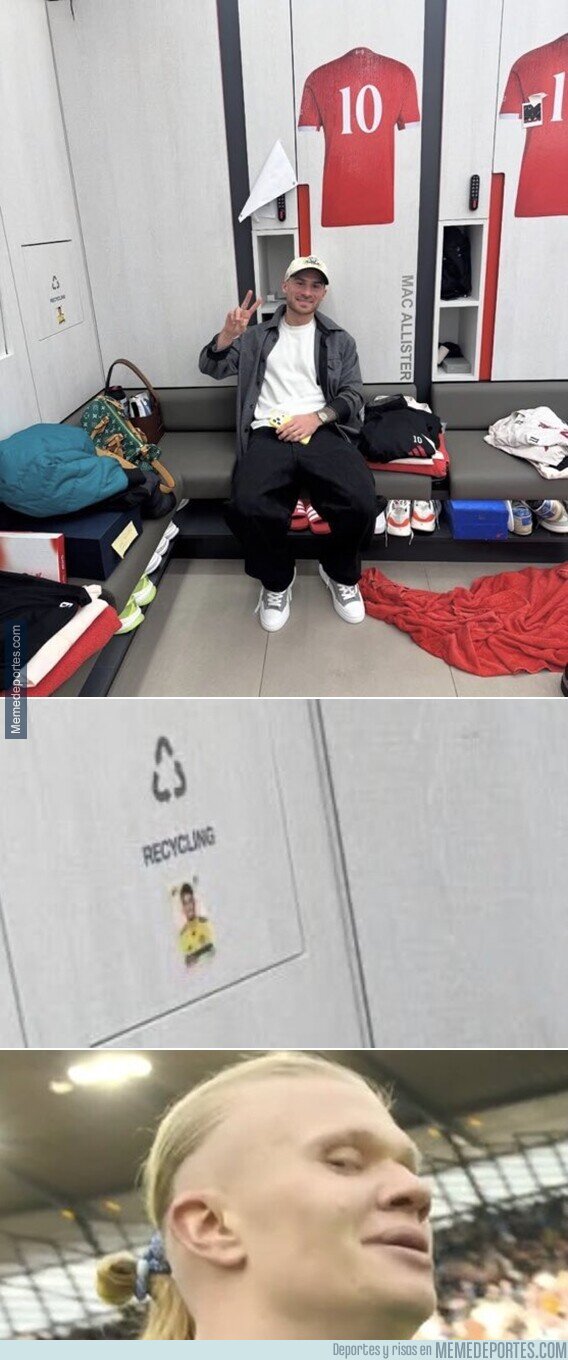 1239206 - El basurero del vestuario del Liverpool tiene una foto de Luis Diaz. No entiendo nada.