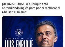 Enlace a Luis Enrique está aprendiendo inglés