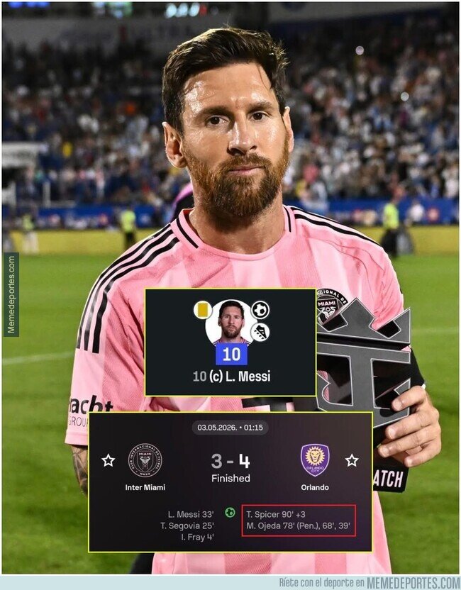 1239551 - Pierde el partido con hat-trick de un rival y aún así se lleva el MVP