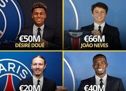 Enlace a Los fichajes que hizo el PSG desde la salida de Mbappé