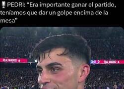 Enlace a Las declaraciones de Pedri después del partido