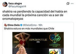 Enlace a Shakira cada vez tiene menos ideas para la canción del Mundial, por @FacuAlegre14