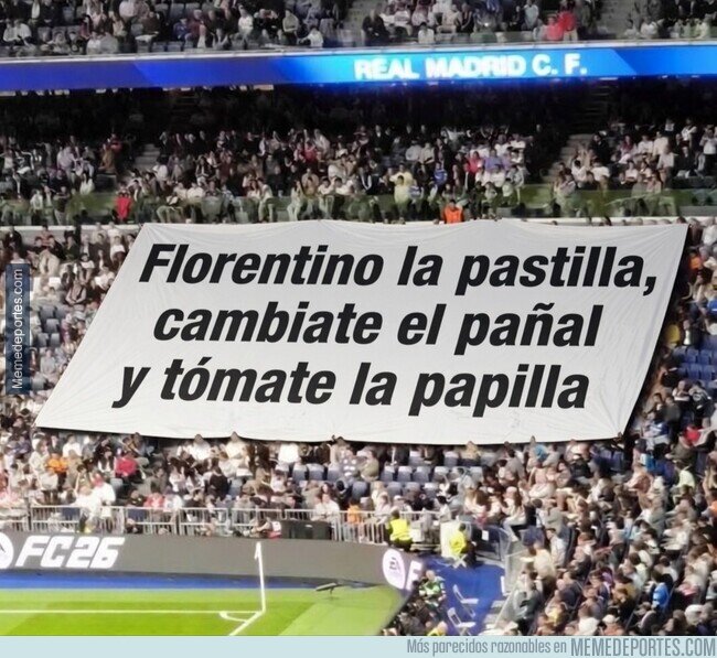 1240060 - Van duras las pancartas del Bernabéu