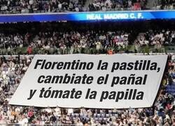 Enlace a Van duras las pancartas del Bernabéu