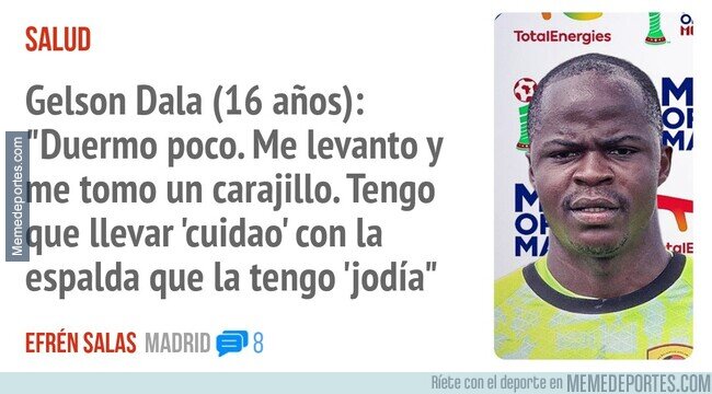 1240098 - Declaraciones de Gelson Dala tras su impacto mundial, por @MarcaScroll