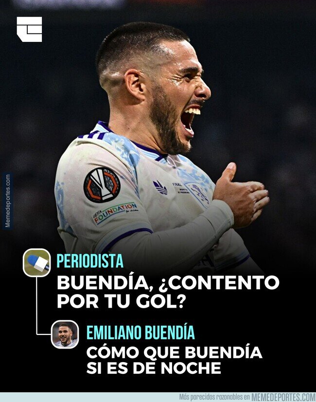 1240327 - Declaraciones de Buendía tras la final de la Europa League, por @enbajafutbol