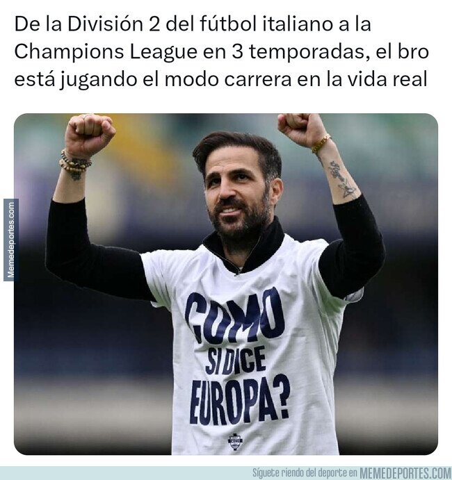 1240431 - Cesc Fábregas lleva al Como a la Champions