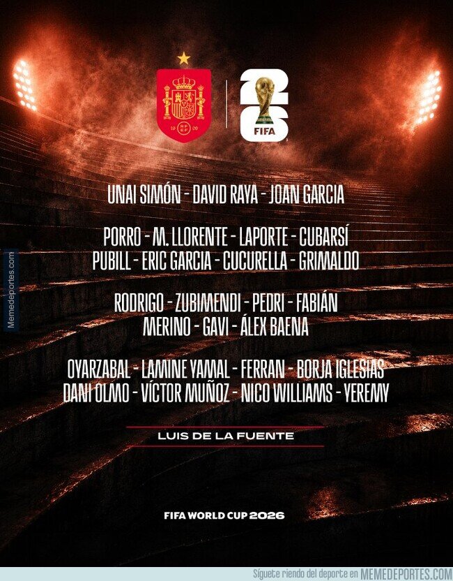 1240447 - La lista definitiva de España para el Mundial