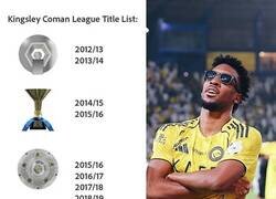 Enlace a Las 14 ligas de Kingsley Coman
