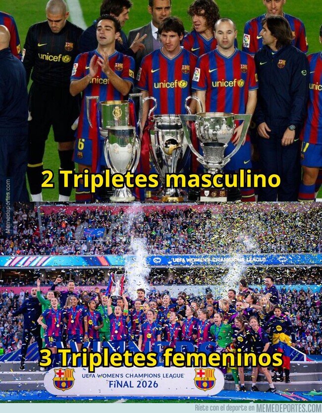 1240505 - 5 tripletes en 2 categorías distintas es muy loco