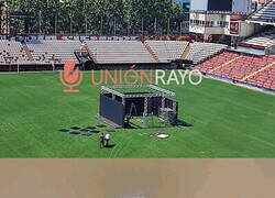 Enlace a Así son las pantallas que han instalado en el estadio de Vallecas para la final de esta noche