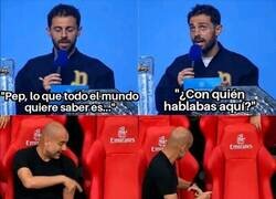 Enlace a ¿Con quién hablaba Pep?