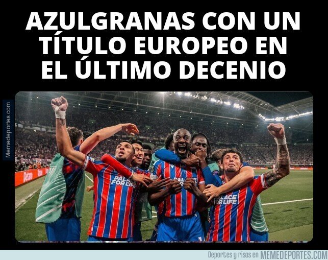 1240601 - El Crystal Palace tiene más títulos europeos que el Barça en los últimos 11 años