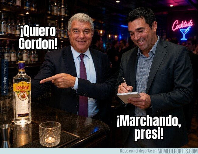 1240616 - Laporta se refería a otro Gordon