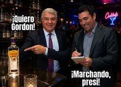 Enlace a Laporta se refería a otro Gordon