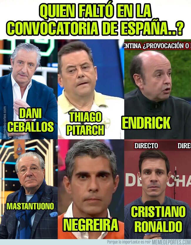 1240632 - ¿Quien faltó en la convocatoria de España?