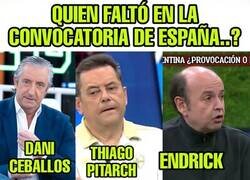 Enlace a ¿Quien faltó en la convocatoria de España?