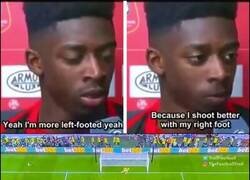 Enlace a No me pregunten cuál es el pie bueno de Dembélé