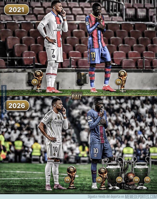 1240716 - Dembélé le comió la tostada a Mbappé
