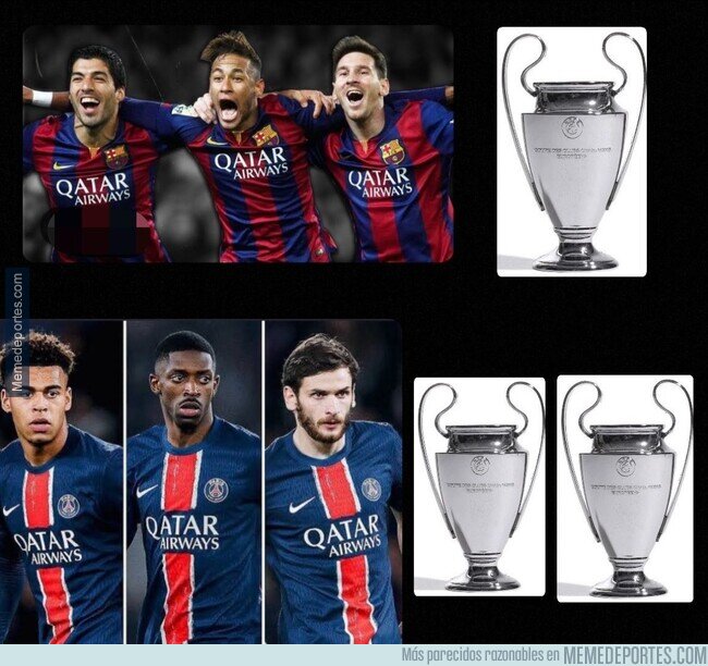 1240744 - El tridente con el que más ganó Luis Enrique