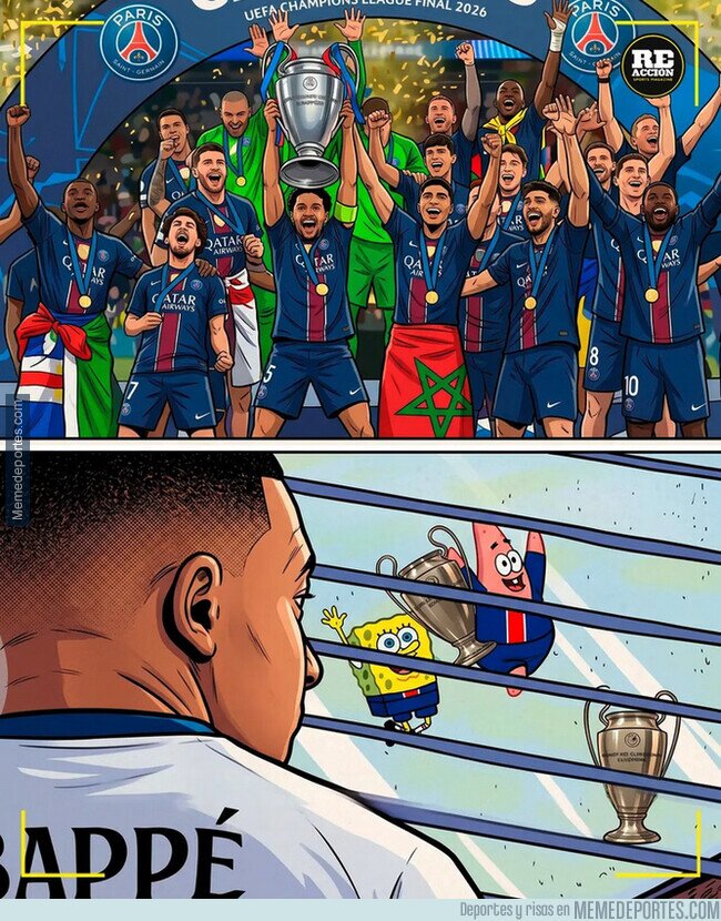 1240754 - Mbappé vuelve a mirárselo desde lejos