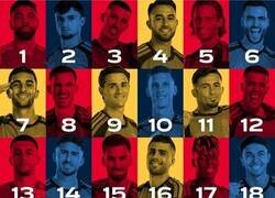 Enlace a Los dorsales de España para este Mundial