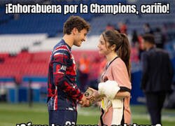 Enlace a Joao Neves tuvo el mejor plan en pareja