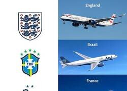 Enlace a Selecciones y su avión rumbo al Mundial