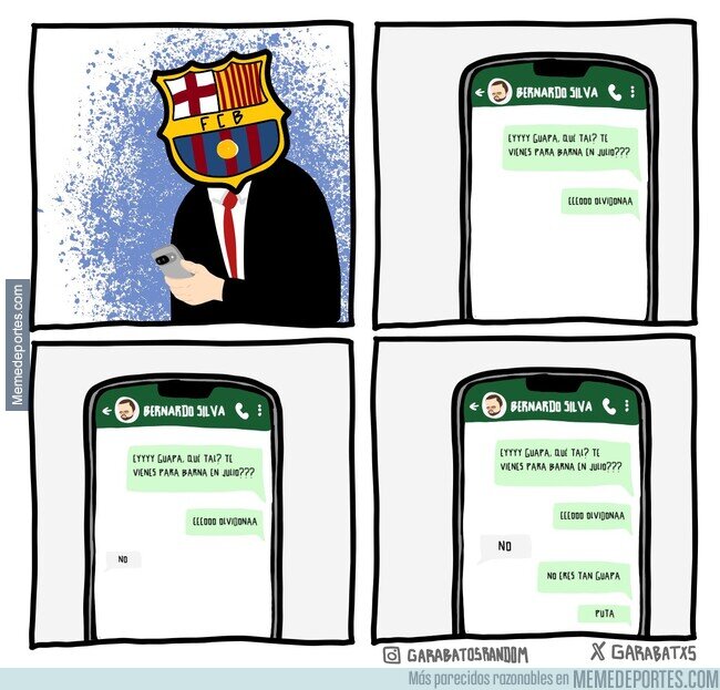 1241144 - Bernardo rechaza al Barça, por @Garabatxs