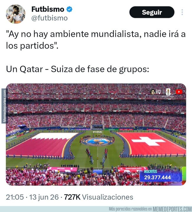 1241243 - Ambientazo en los partidos hasta ahora, por @futbismo