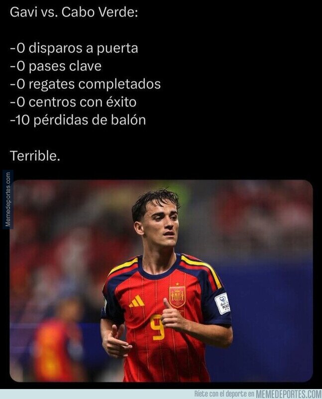 1241356 - Lo de Gavi no ha sido un acierto de De la Fuente