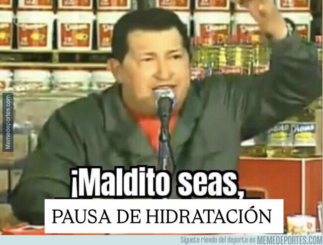 1241426 - Aprovecho para condenar de nuevo a la pausa de hidratación